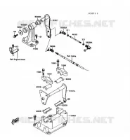 TRINGLE(STEERING) pour Kawasaki JET MATE 1992