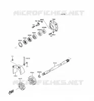 ARBRE DE TRANSMISSION pour Kawasaki JET SKI X-2 1990