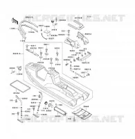 COQUE pour Kawasaki JET SKI X-2 1993