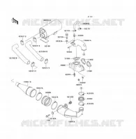&Eacute;CHAPPEMENT pour Kawasaki JET SKI X-2 1993
