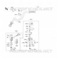 GUIDON pour Kawasaki JET SKI X-2 1993