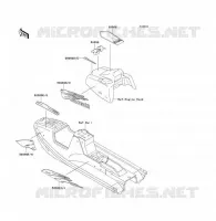 STICKER pour Kawasaki JET SKI X-2 1993