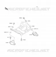 SUPPORT MOTEUR pour Kawasaki JET SKI X-2 1993