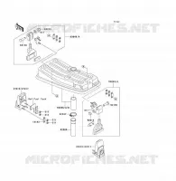 CAPOT MOTEUR pour Kawasaki JET SKI TS 1991