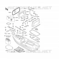 COQUE pour Kawasaki JET SKI TS 1991
