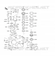 &Eacute;CHAPPEMENT pour Kawasaki JET SKI TS 1991