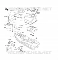 PIECE COQUE pour Kawasaki JET SKI TS 1991