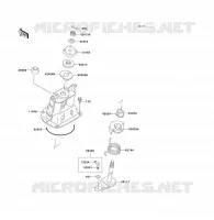 POIGNEE POLE pour Kawasaki JET SKI TS 1991
