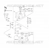 R&Eacute;SERVOIR D'HUILE(KAW42718 92 ) pour Kawasaki JET SKI TS 1991