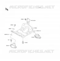 SUPPORT MOTEUR pour Kawasaki JET SKI TS 1991