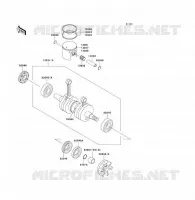 VILEBREQUIN/PISTON pour Kawasaki JET SKI TS 1991