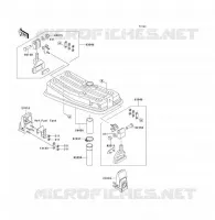 CAPOT MOTEUR pour Kawasaki JET SKI TS 1996