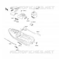 LABEL pour Kawasaki JET SKI TS 1996