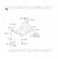 SUPPORT MOTEUR pour Kawasaki JET SKI TS 1996