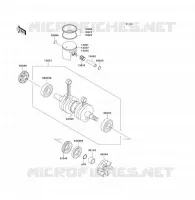 VILEBREQUIN/PISTON pour Kawasaki JET SKI TS 1996