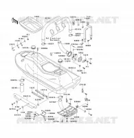 COQUE pour Kawasaki JET SKI 1100 ZXI 2002