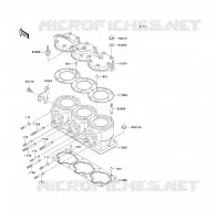 CULASSE/CYLINDRE pour Kawasaki JET SKI 1100 ZXI 2002