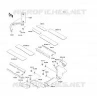 MOUSSES pour Kawasaki JET SKI 1100 ZXI 2002
