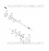 ARBRE DE TRANSMISSION pour Kawasaki JET SKI ULTRA 150 2000