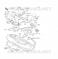 CARTER COQUE pour Kawasaki JET SKI ULTRA 150 2000