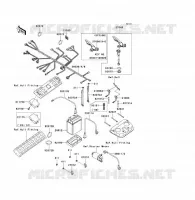 &Eacute;QUIPEMENT ELECTRIQUE pour Kawasaki JET SKI ULTRA 150 2000