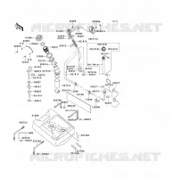 RESERVOIR CARBURANT pour Kawasaki JET SKI ULTRA 150 2000