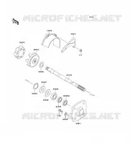 ARBRE DE TRANSMISSION pour Kawasaki JET SKI SUPER SPORT XI 1993