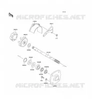 ARBRE DE TRANSMISSION pour Kawasaki JET SKI SUPER SPORT XI 1995