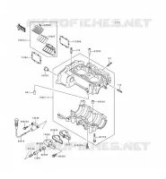 CARTER MOTEUR(S) pour Kawasaki JET SKI 750 ZXI 1996