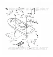 COQUE pour Kawasaki JET SKI 750 ZXI 1996