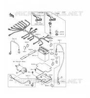 &Eacute;QUIPEMENT ELECTRIQUE pour Kawasaki JET SKI 750 ZXI 1996
