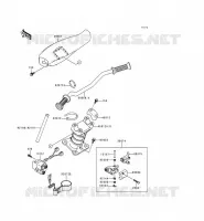 GUIDON pour Kawasaki JET SKI 750 ZXI 1996