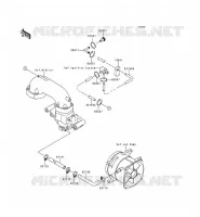 REFROIDISSEMENT pour Kawasaki JET SKI 750 ZXI 1996