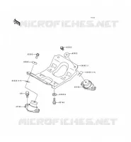 SUPPORT MOTEUR pour Kawasaki JET SKI 750 ZXI 1996