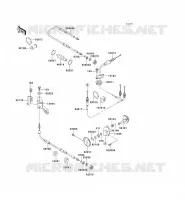 CABLES pour Kawasaki JET SKI SUPER SPORT XI 1997