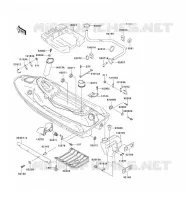 COQUE pour Kawasaki JET SKI SUPER SPORT XI 1997