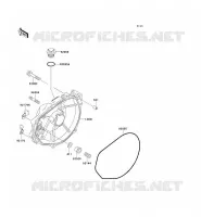 COUVERCLES MOTEUR pour Kawasaki JET SKI SUPER SPORT XI 1997