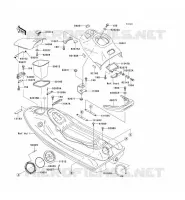 PIECE COQUE pour Kawasaki JET SKI SUPER SPORT XI 1997
