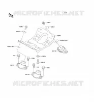 SUPPORT MOTEUR pour Kawasaki JET SKI SUPER SPORT XI 1997