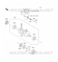 VILEBREQUIN/PISTON pour Kawasaki JET SKI SUPER SPORT XI 1997