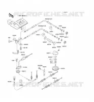 CABLES pour Kawasaki JET SKI 900 ZXI 1995
