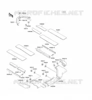 MOUSSES pour Kawasaki JET SKI 900 ZXI 1995