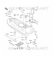 COQUE pour Kawasaki JET SKI 900 ZXI 1996