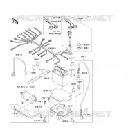 &Eacute;QUIPEMENT ELECTRIQUE pour Kawasaki JET SKI 900 ZXI 1996