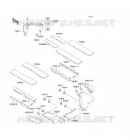 MOUSSES pour Kawasaki JET SKI 900 ZXI 1996