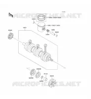 VILEBREQUIN/PISTON pour Kawasaki JET SKI 900 ZXI 1996