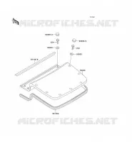 CAPOT MOTEUR pour Kawasaki JET SKI SC 1991