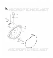 COUVERCLES MOTEUR pour Kawasaki JET SKI SC 1991
