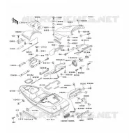 PIECE COQUE pour Kawasaki JET SKI SC 1991