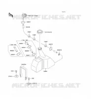 R&Eacute;SERVOIR D'HUILE pour Kawasaki JET SKI SC 1991